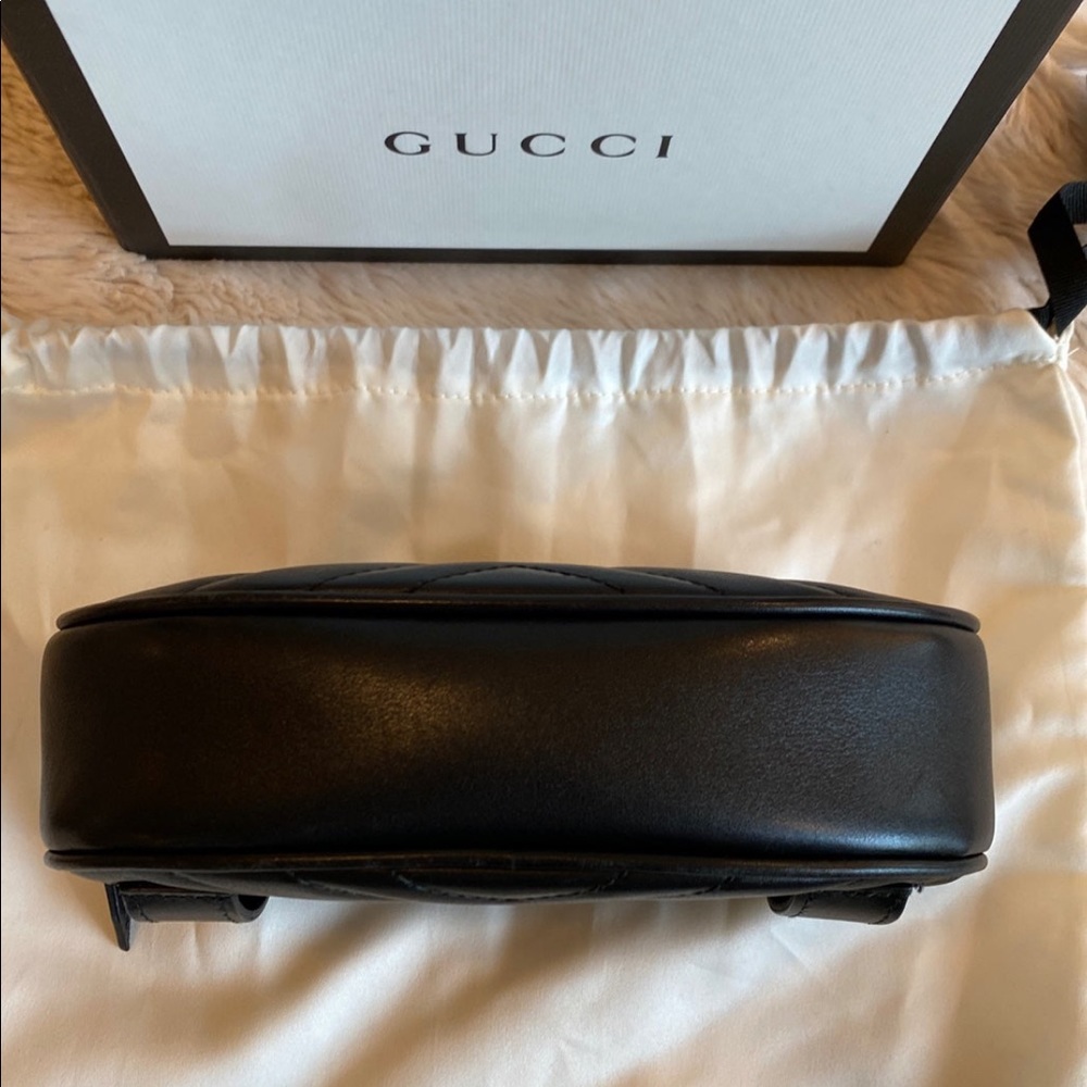 Gucci GG Marmont Matelassé Leather Belt Bag - Picture 5 of 12